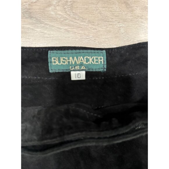 Vintage Bushwacker USA Genuine Leather Suede Maxi Skirt Western Boho Size 10 - Picture 3 of 8